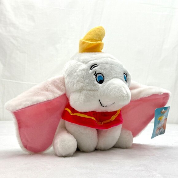 Disney Store Japan 10" White Dumbo Plush Toy Tag Attached - Picture 3 of 11